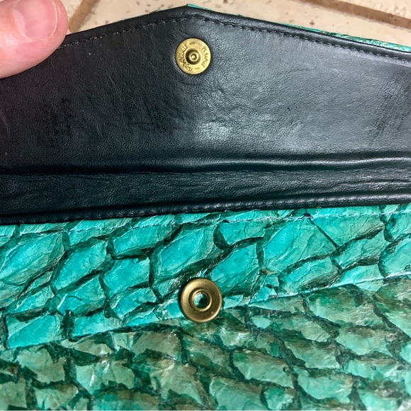 Vintage Alaska Sea Bass Leather Wallet - Picture 8 of 12